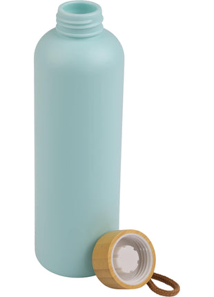 Tania Recycled Bottle w/ FSC® Bamboo Lid 26oz - Blue Agave | PromoEO
