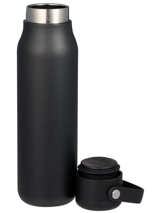 Explorer Threadless Recycled Stainless Bottle 25oz - Black | PromoEO
