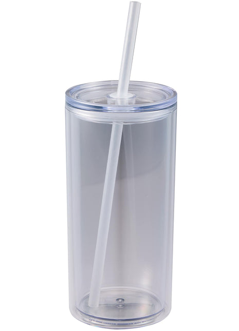 Marly Recycled Acrylic Tumbler 16oz - Clear | PromoEO