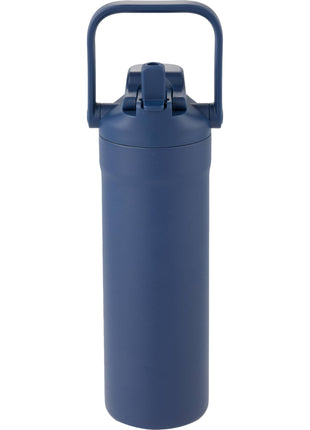 Ranier Recycled Vacuum Insulated Bottle 25oz - Navy | PromoEO