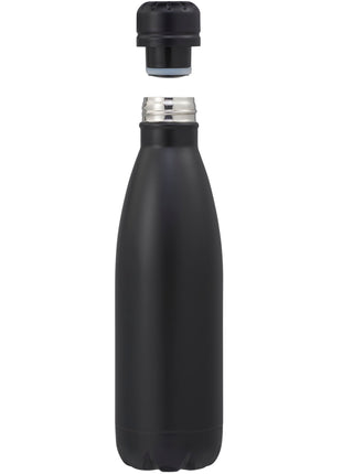 Copper Vacuum Insulated Bottle 17oz - Black | PromoEO