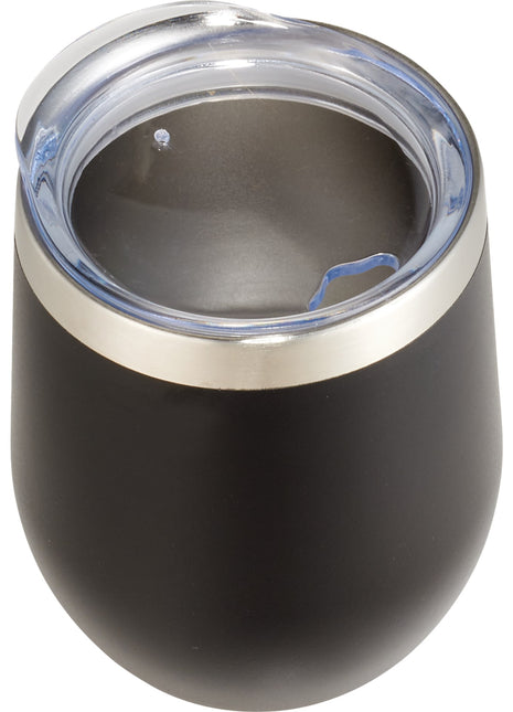 Corzo Copper Vacuum Insulated Cup 12oz - Black | PromoEO