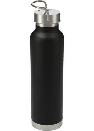 Thor Copper Vacuum Insulated Bottle 22oz - Black | PromoEO