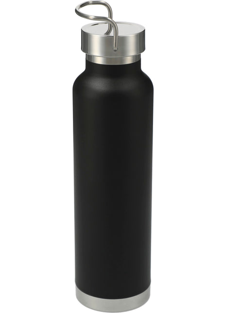 Thor Copper Vacuum Insulated Bottle 22oz - Black | PromoEO