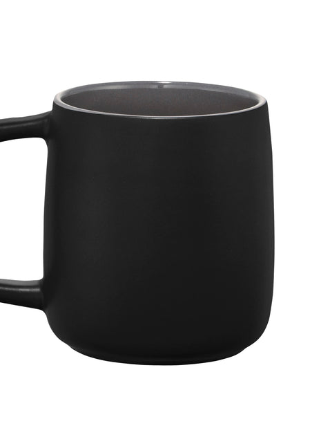 Sienna Ceramic Mug 14oz - Black | PromoEO