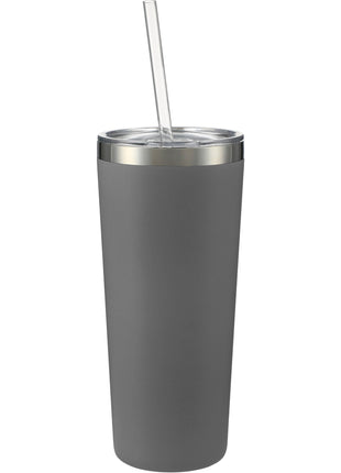 Thor Copper Vacuum Insulated Tumbler 22oz - Gray | PromoEO