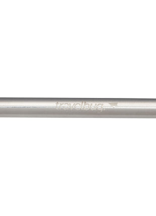 Reusable Stainless steel Straw Set with Brush - Silver | PromoEO
