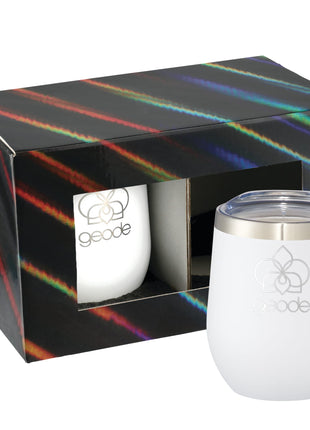 Corzo Cup 12oz 2 in 1 Gift Set - Black | PromoEO