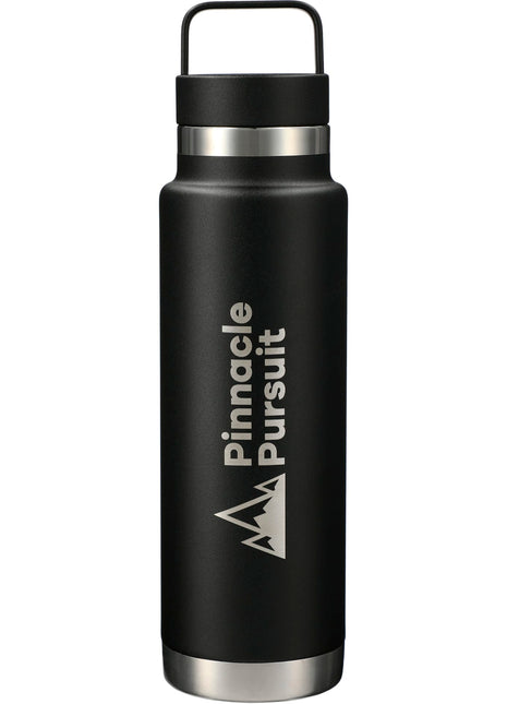 Colton Copper Vacuum Insulated Bottle 20oz - Black | PromoEO