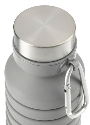 Zigoo Silicone Collapsible Bottle 18oz - Gray | PromoEO