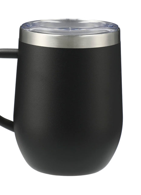 Brew Copper Vacuum Insulated Mug 12oz - Black | PromoEO