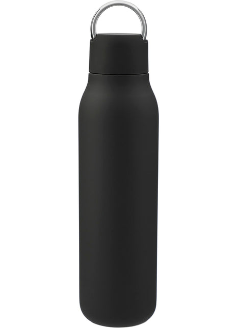 Marka Copper Vac Bottle w/ Metal Loop 20oz - Black | PromoEO