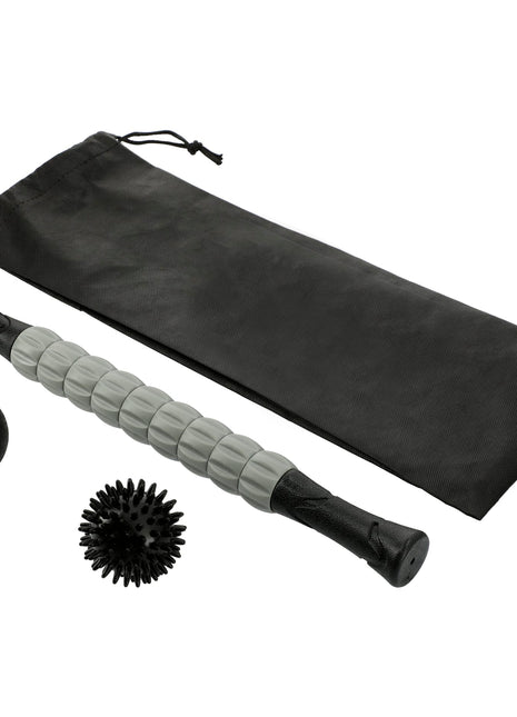 Oasis 3 Piece Massage and Recovery Kit - Black | PromoEO