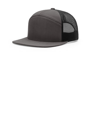Richardson 7-Panel Trucker 168 - Charcoal/ Black | Richardson