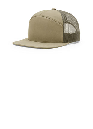 Richardson 7-Panel Trucker 168 - Pale Khaki/ Loden | Richardson