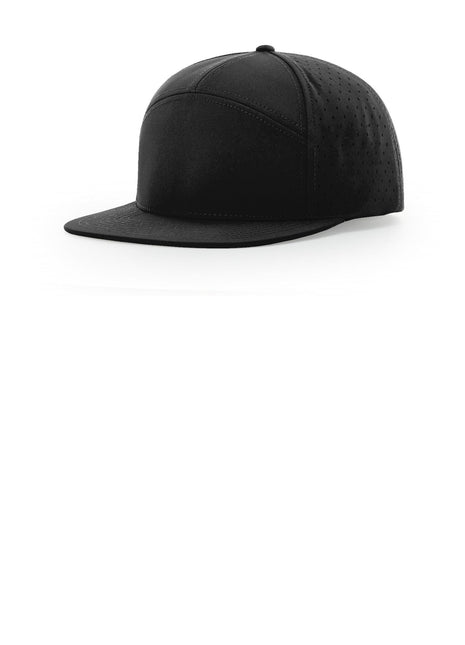 Richardson Cannon 7-Panel Flatbill 169 - Black | Richardson