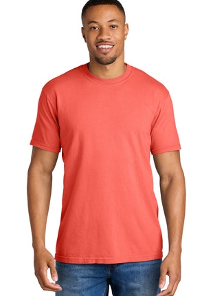 COMFORT COLORS ® Heavyweight Ring Spun Tee. 1717 - Neon Red Orange | Comfort Colors