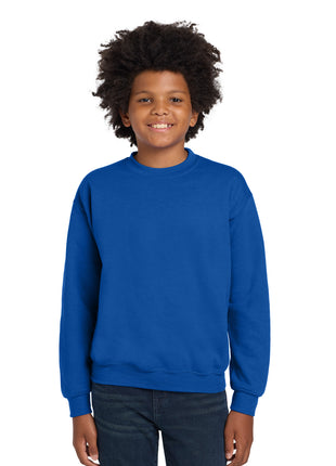 Gildan® Youth Heavy Blend™ Crewneck Sweatshirt.  18000B - Royal | Gildan
