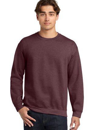 Gildan® Heavy Blend™ Crewneck Sweatshirt.  18000 - Heather Dark Maroon | Gildan