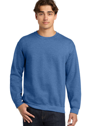Gildan® Heavy Blend™ Crewneck Sweatshirt.  18000 - Heather Deep Royal | Gildan