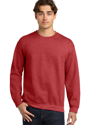 Gildan® Heavy Blend™ Crewneck Sweatshirt.  18000 - Heather Scarlet Red | Gildan