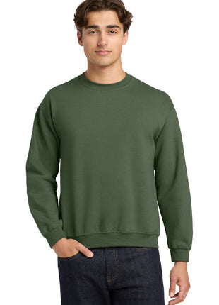 Gildan® Heavy Blend™ Crewneck Sweatshirt.  18000 - Military Green | Gildan
