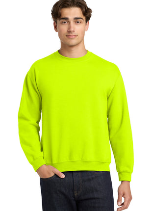 Gildan® Heavy Blend™ Crewneck Sweatshirt.  18000 - Safety Green | Gildan