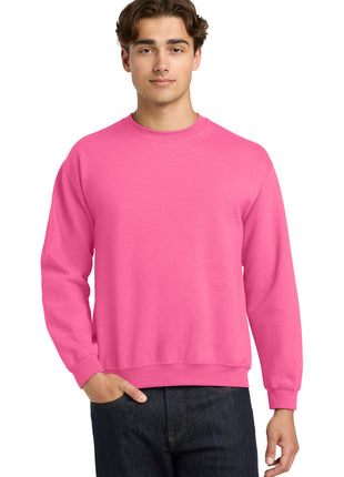 Gildan® Heavy Blend™ Crewneck Sweatshirt.  18000 - Safety Pink | Gildan