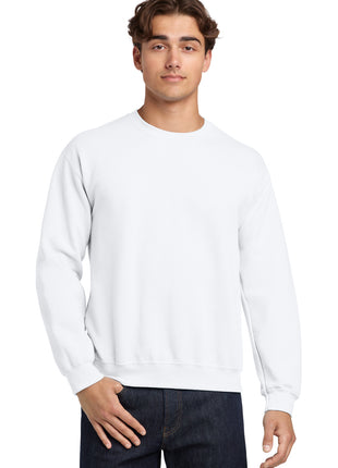 Gildan® Heavy Blend™ Crewneck Sweatshirt.  18000 - White | Gildan