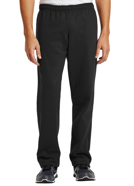 Gildan® Heavy Blend™ Open Bottom Sweatpant. 18400 - Black | Gildan