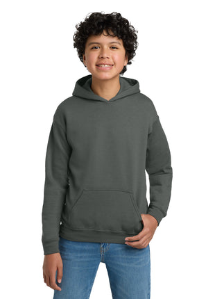Gildan® - Youth Heavy Blend™ Hooded Sweatshirt. 18500B - Charcoal | Gildan
