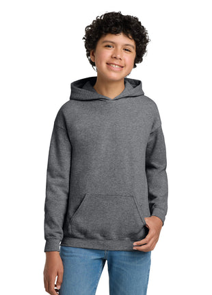 Gildan® - Youth Heavy Blend™ Hooded Sweatshirt. 18500B - Graphite Heather | Gildan