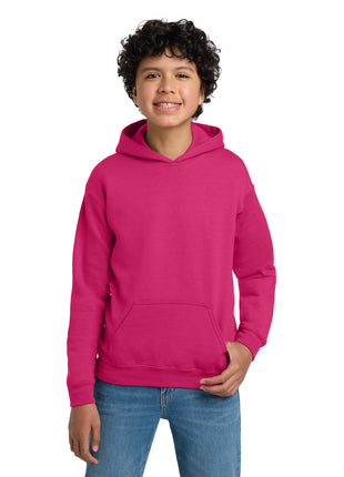 Gildan® - Youth Heavy Blend™ Hooded Sweatshirt. 18500B - Heliconia | Gildan