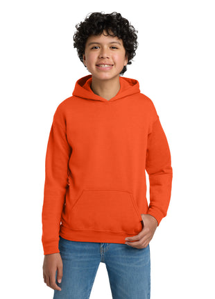 Gildan® - Youth Heavy Blend™ Hooded Sweatshirt. 18500B - Orange | Gildan