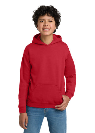 Gildan® - Youth Heavy Blend™ Hooded Sweatshirt. 18500B - Red | Gildan