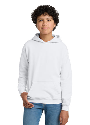Gildan® - Youth Heavy Blend™ Hooded Sweatshirt. 18500B - White | Gildan