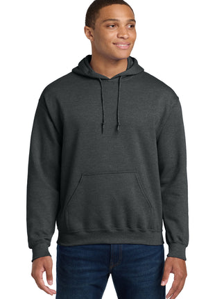 Gildan® - Heavy Blend™ Hooded Sweatshirt.  18500 - Fan Charcoal Heather | Gildan