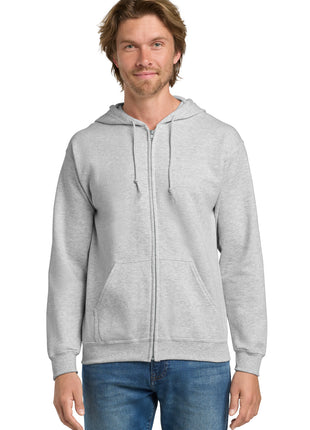 Gildan® - Heavy Blend™ Full-Zip Hooded Sweatshirt. 18600 - Ash | Gildan