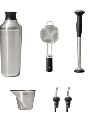 OXO Steel 6-piece Barware Set - Steel | OXO