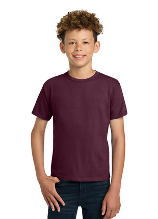 Gildan® - Youth Ultra Cotton®100% US Cotton T-Shirt. 2000B - Maroon | Gildan