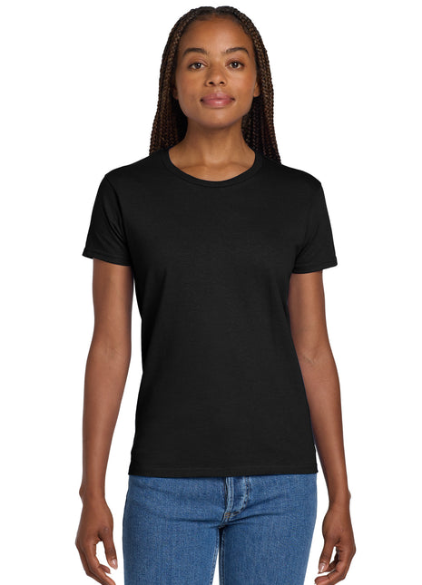 Gildan® Women's Ultra Cotton® 100% US Cotton T-Shirt. 2000L - Black | Gildan