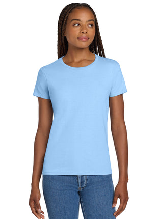 Gildan® Women's Ultra Cotton® 100% US Cotton T-Shirt. 2000L - Light Blue | Gildan