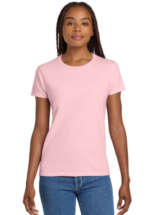 Gildan® Women's Ultra Cotton® 100% US Cotton T-Shirt. 2000L - Light Pink | Gildan