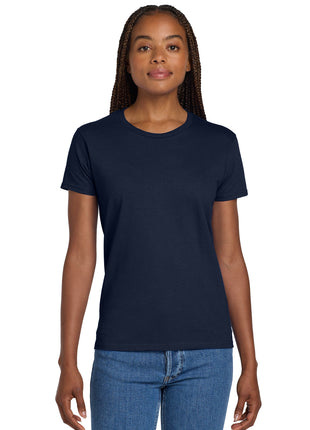 Gildan® Women's Ultra Cotton® 100% US Cotton T-Shirt. 2000L - Navy | Gildan