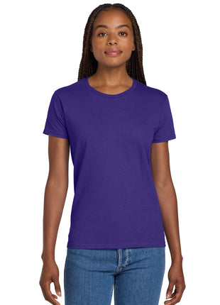 Gildan® Women's Ultra Cotton® 100% US Cotton T-Shirt. 2000L - Purple | Gildan
