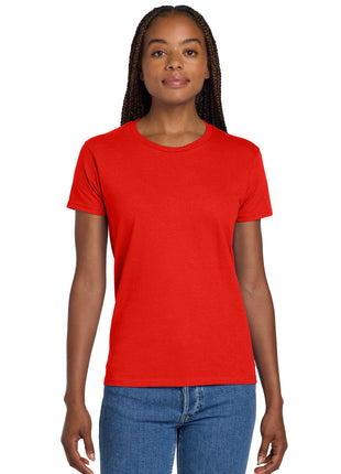 Gildan® Women's Ultra Cotton® 100% US Cotton T-Shirt. 2000L - Red | Gildan