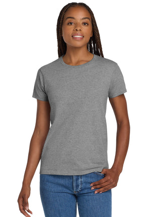 Gildan® Women's Ultra Cotton® 100% US Cotton T-Shirt. 2000L - Sport Grey | Gildan