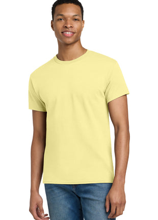 Gildan® - Ultra Cotton® 100% US Cotton T-Shirt.  2000 - Cornsilk | Gildan
