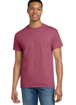 Gildan® - Ultra Cotton® 100% US Cotton T-Shirt.  2000 - Heathered Cardinal | Gildan