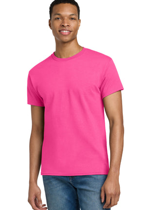 Gildan® - Ultra Cotton® 100% US Cotton T-Shirt.  2000 - Safety Pink | Gildan